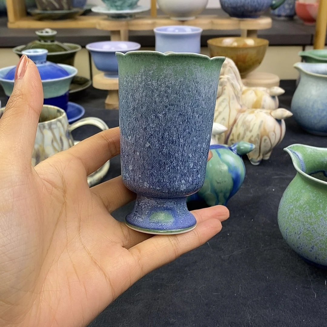 景德镇高温陶瓷闻香杯33