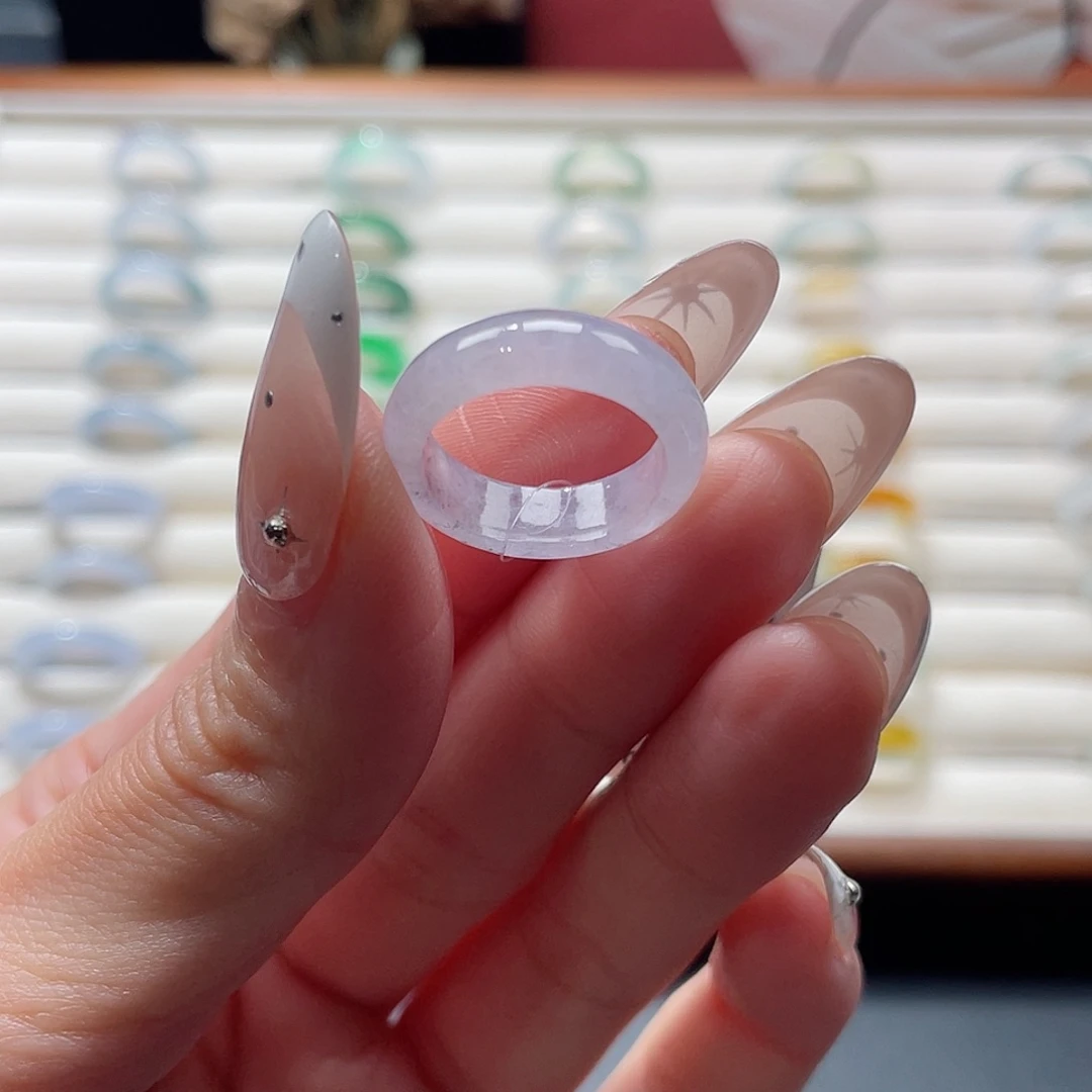 翡翠未镶嵌戒指11号