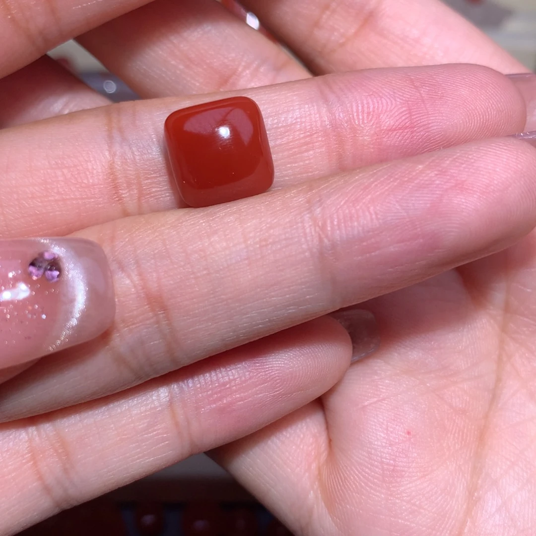 南红玛瑙戒面未镶嵌火**斯11