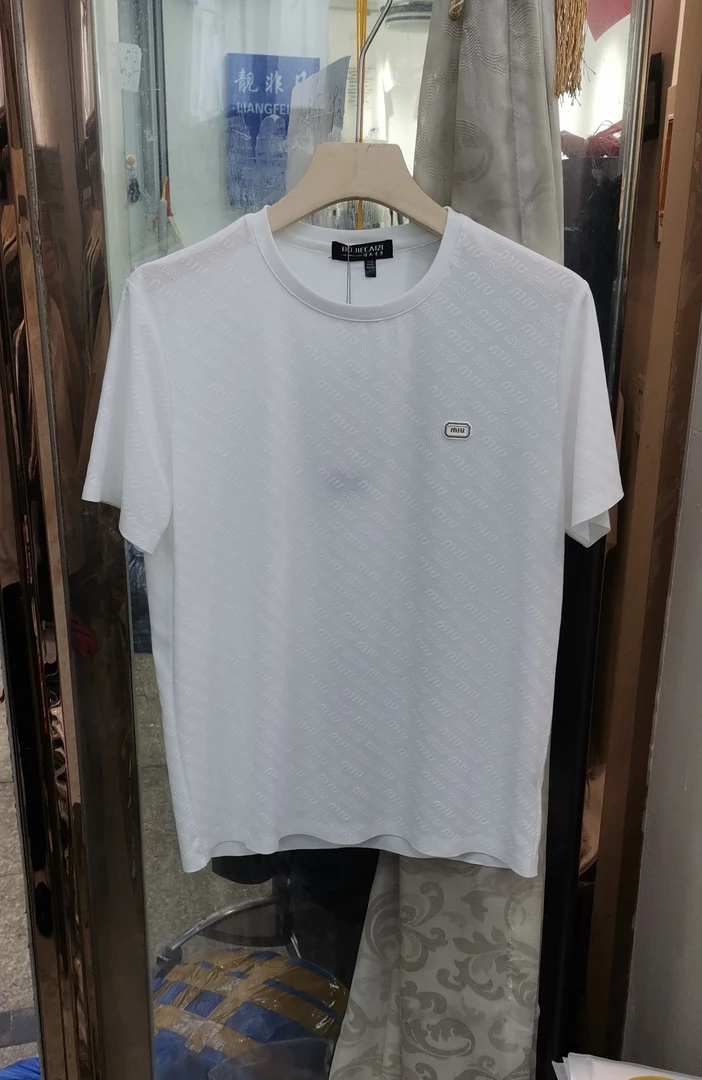 男士精品提花短袖，柔软舒适凉爽丝滑无痕锁边工艺