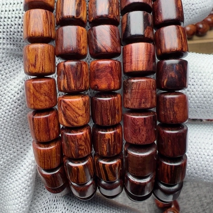 木海南红降8×8桶珠单圈