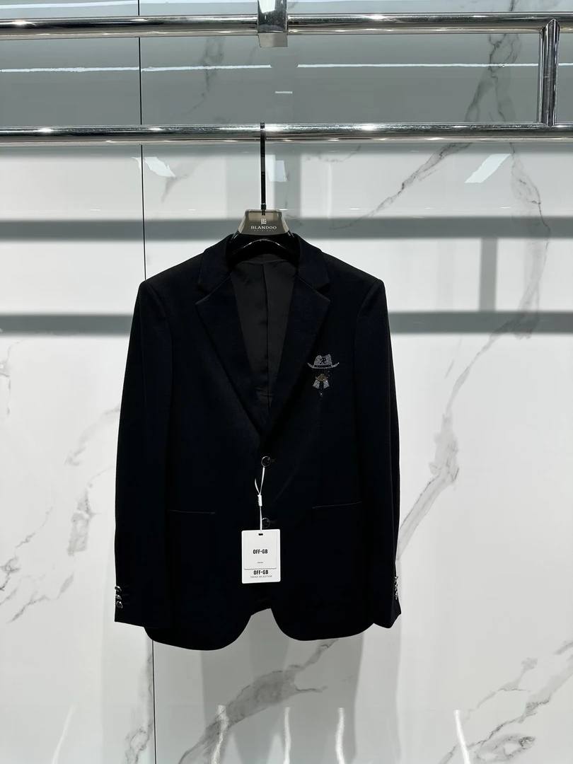 【沙恩名品】2025秋冬新款轻奢插肩袖经典西服上装简约修身