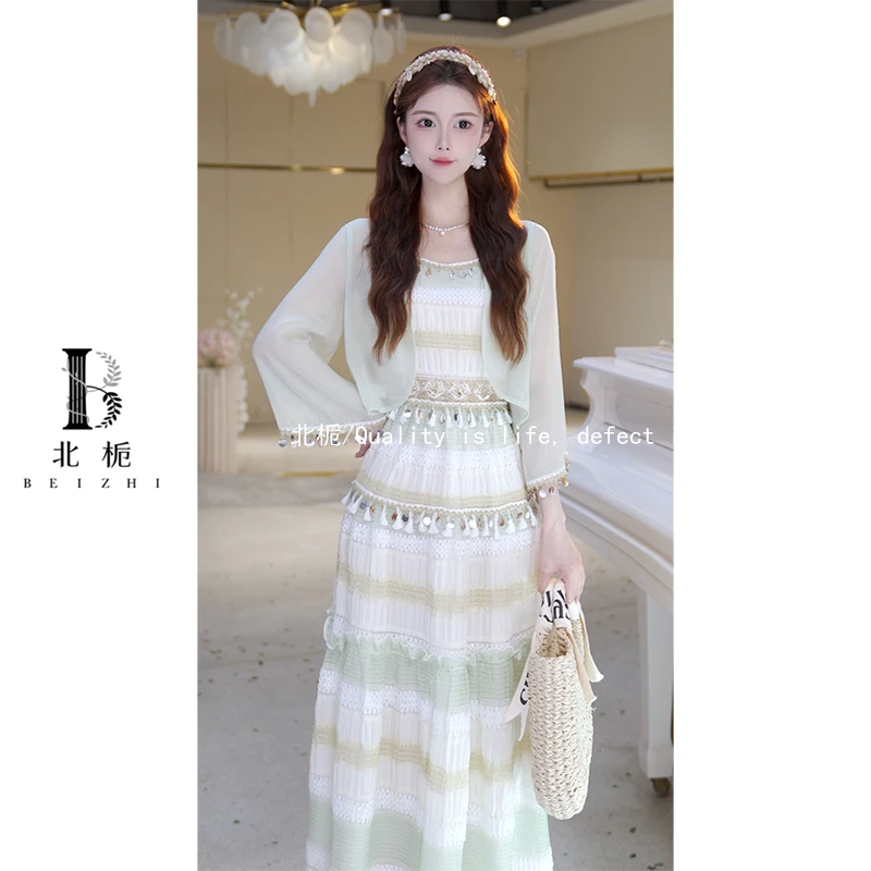 【异域恋曲】海边度假气质连衣裙814377+814378