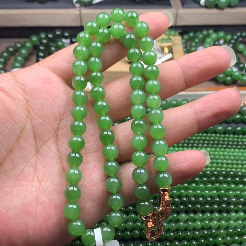 【闪购商品】颈饰未镶嵌和田玉（碧玉）卡8