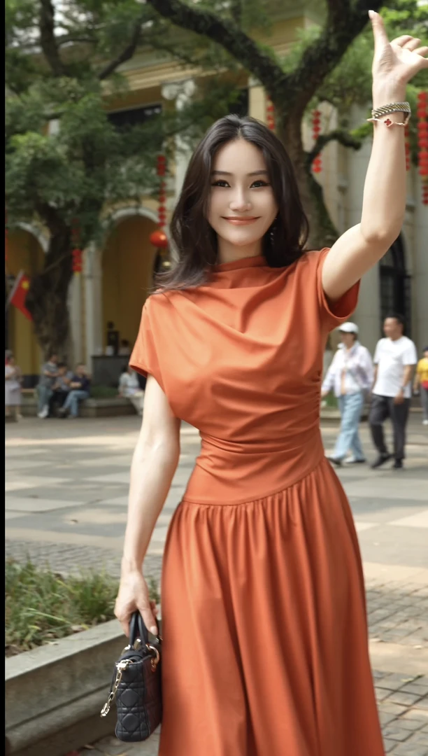 【袁小姐】律政佳人 春夏法式短袖纯色时尚修身连衣裙-HZ614