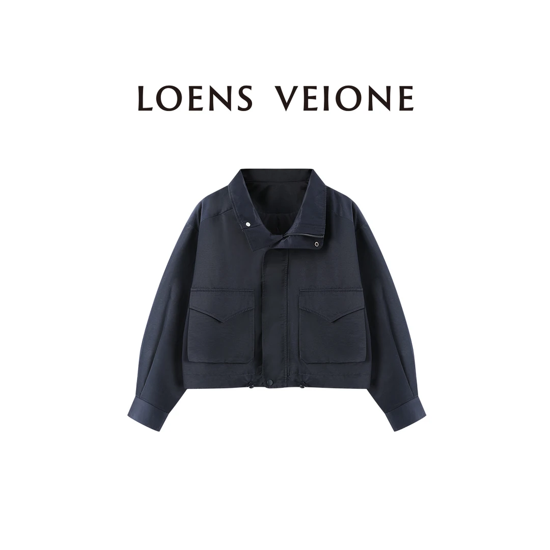 LOENS VEIONE/罗拉 （含棉）新风格经典休闲藏青色夹克25CVAB0011N