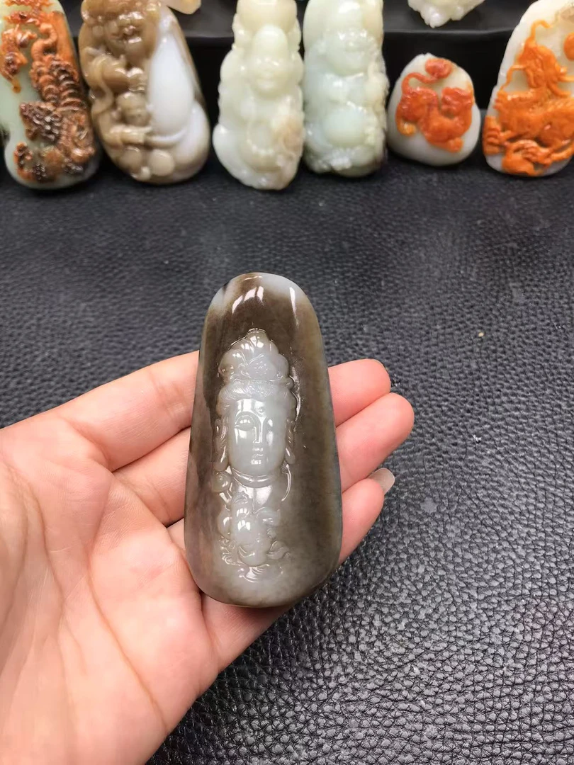 和田玉观音实物漂亮