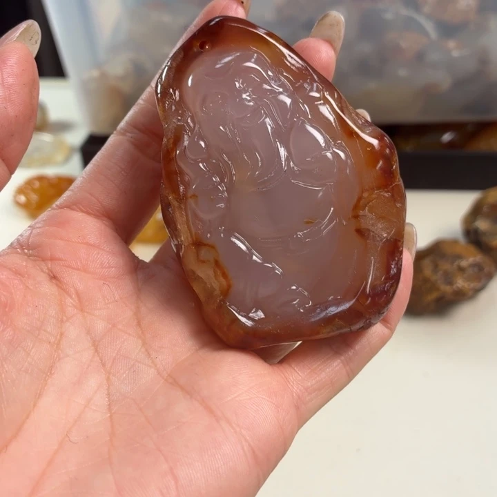 玛瑙/玉髓吊坠(不含链)未镶嵌