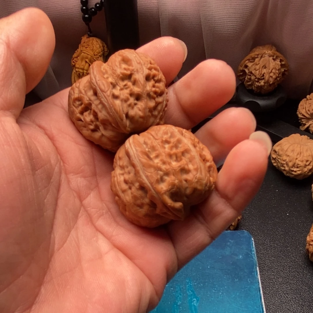 平***福吊坠桃核元宝狮子头