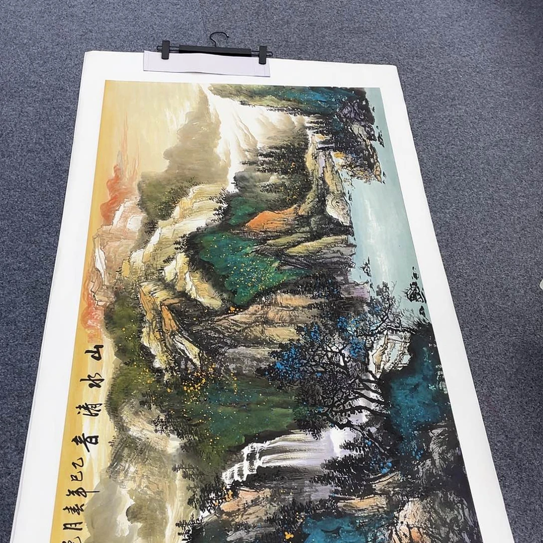 国画作品小姐姐放漏…