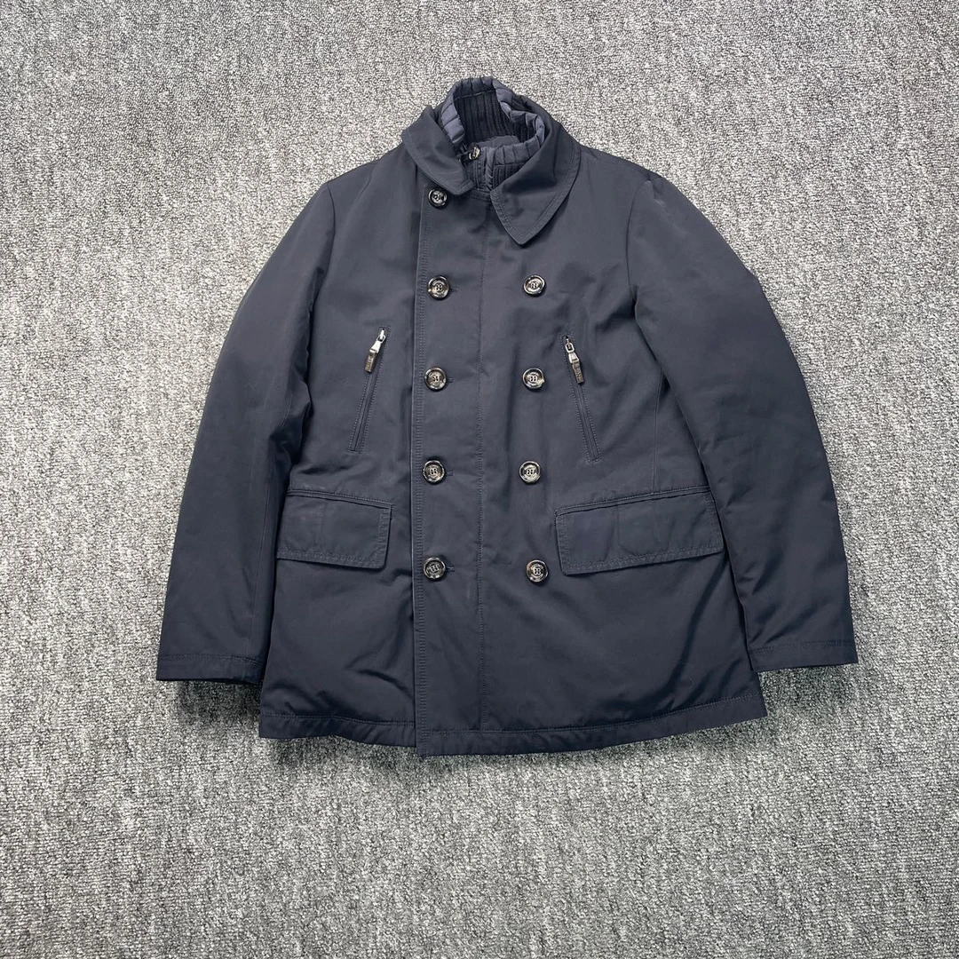 95新 MONCLER 5563/Moncler 立领双排扣双层设计羽绒服外套