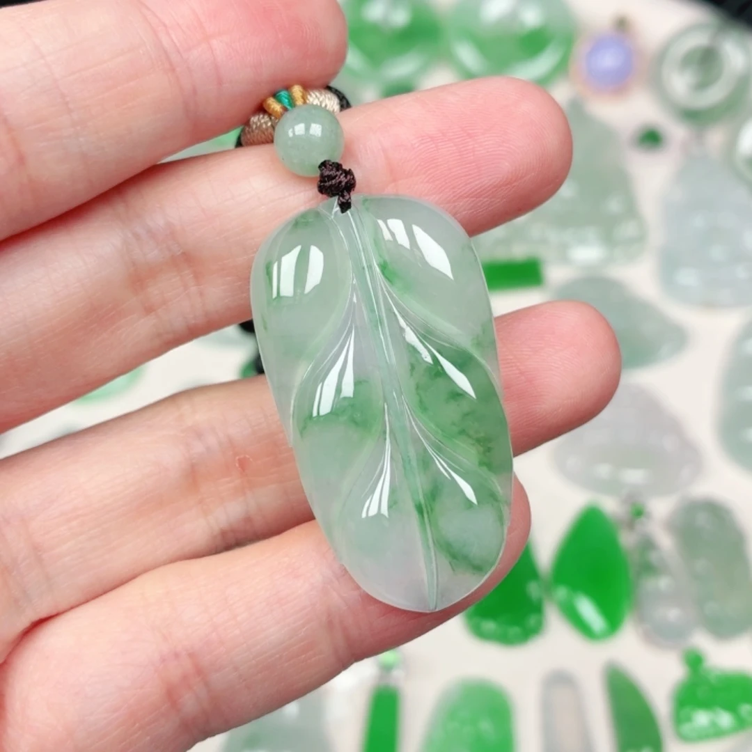 颈饰未镶嵌翡翠缅甸天然A货翡翠