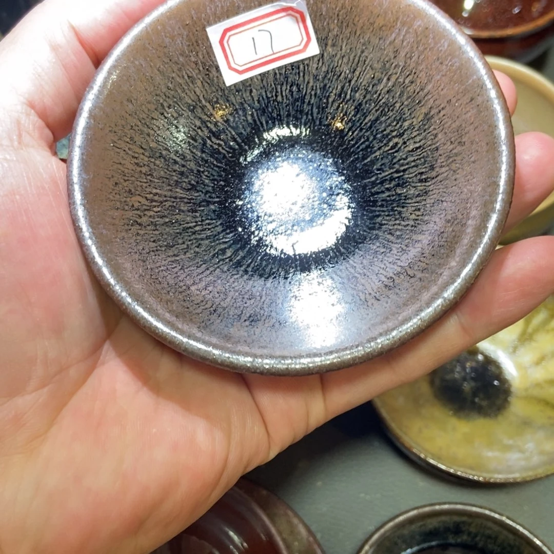 茶盏17 建窑建盏龙窑柴烧