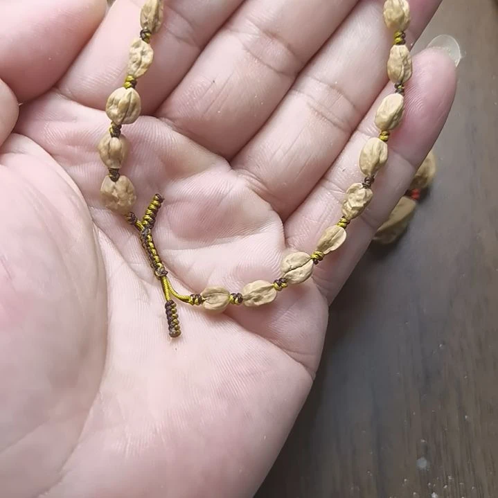 文玩核桃吊坠文玩木质核桃手串瑕疵