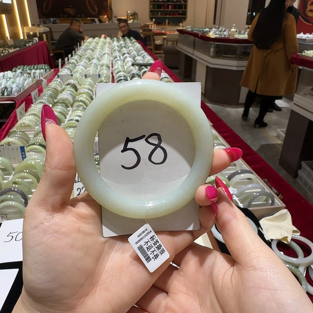 和田玉未镶嵌手镯861