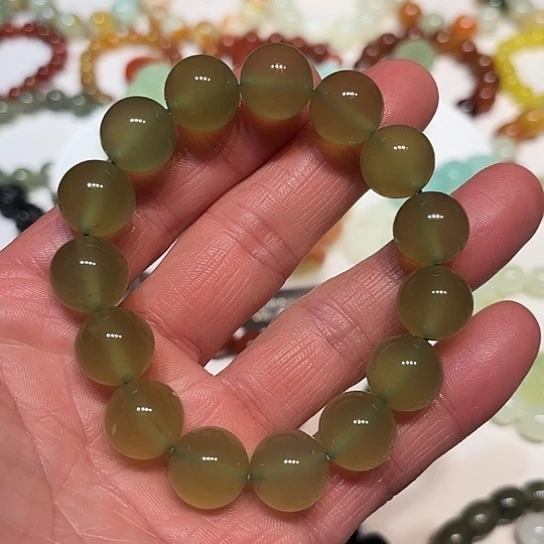 蛇纹石玉未镶嵌手串