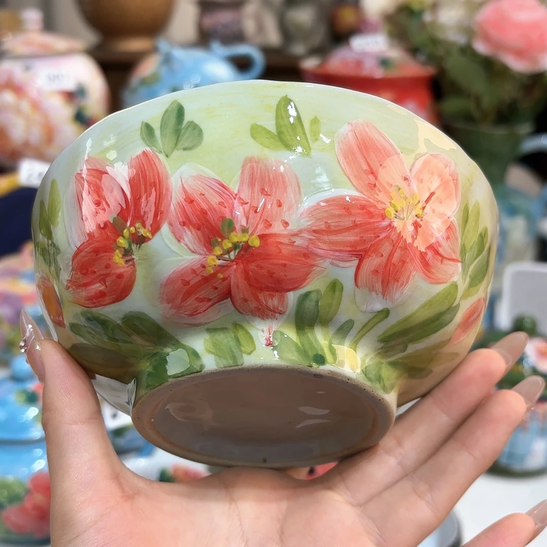 景德镇手绘高温釉下彩陶瓷茶具