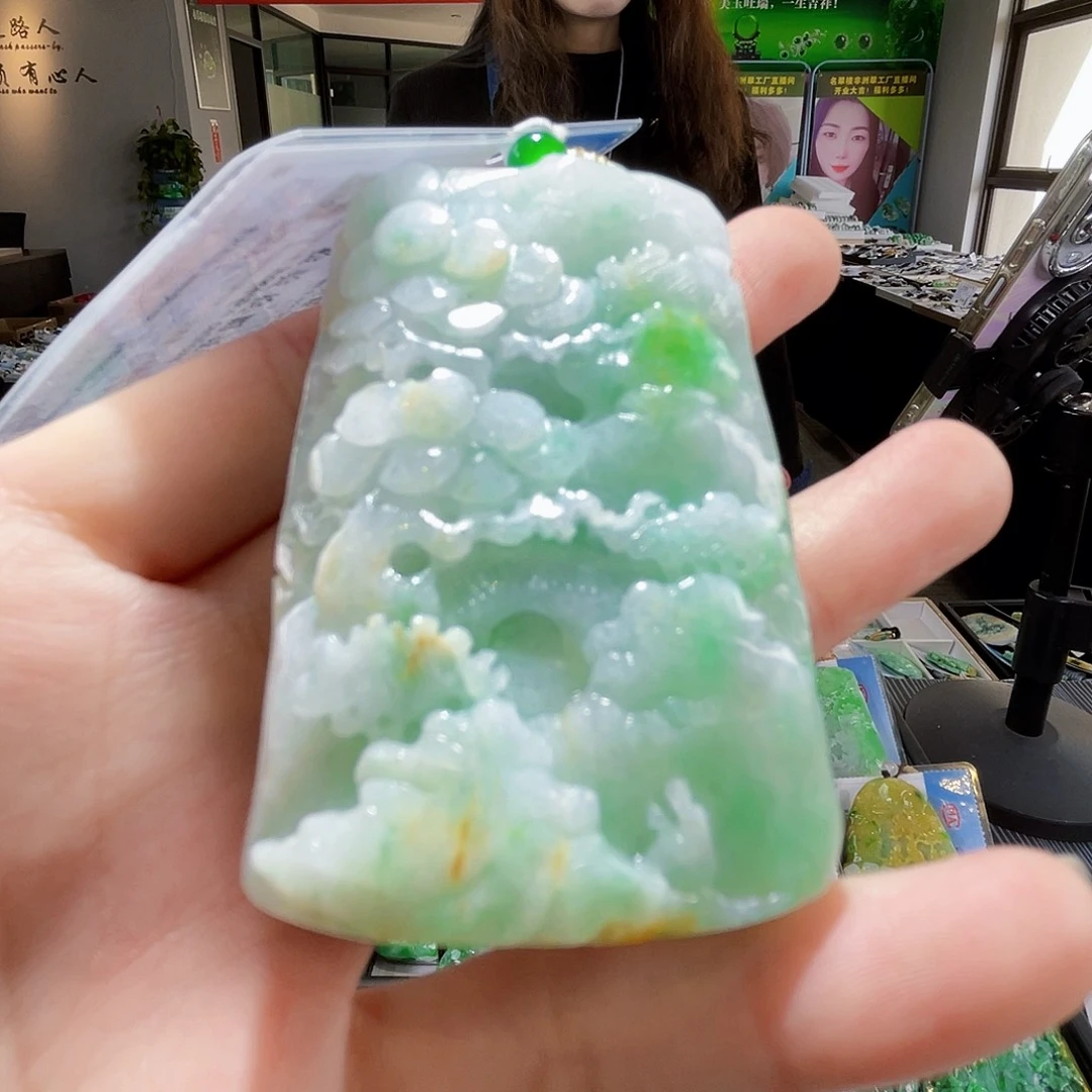 颈饰未镶嵌翡翠翡翠