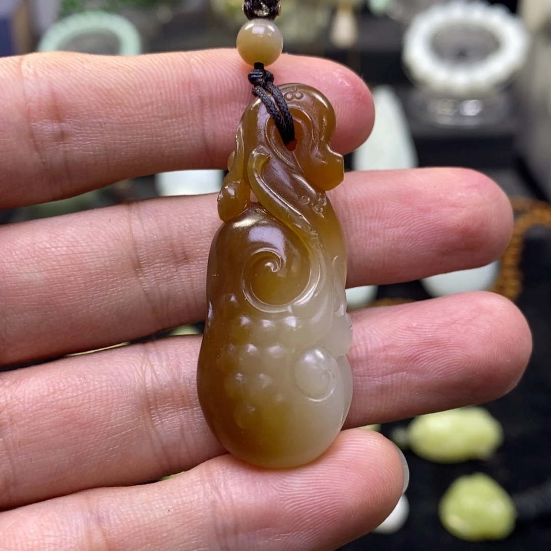 和田玉未镶嵌吊坠(不含链)