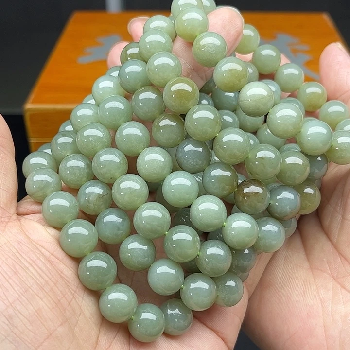 和田玉未镶嵌颈饰新疆和田玉且末料手串卡12