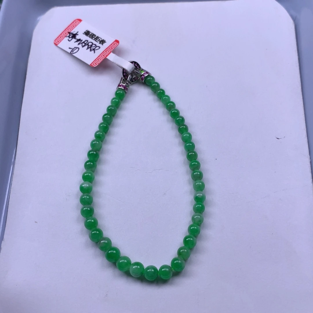 翡翠未镶嵌颈饰手串