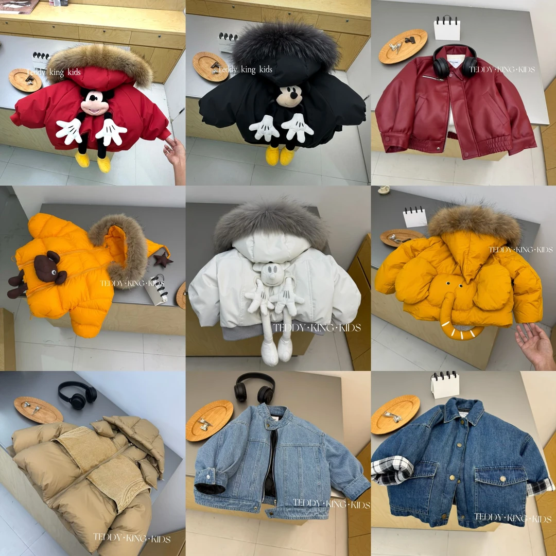 2025冬S23 预售童装中小童羽绒服冬衣服链接
