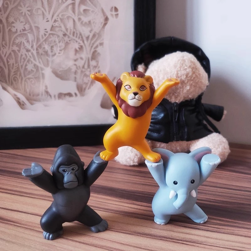 Qualia动物笔架托举支架创意笔托可爱日式桌面摆件学生礼物