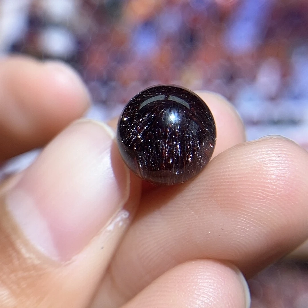 水晶超七单珠打孔不退未镶嵌天**海