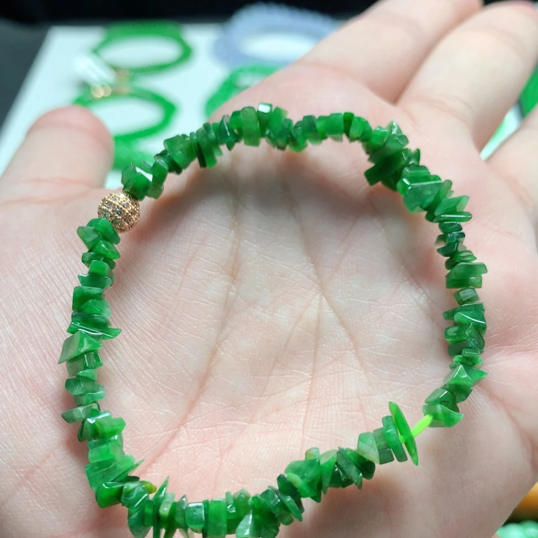 翡翠未镶嵌手链翡翠