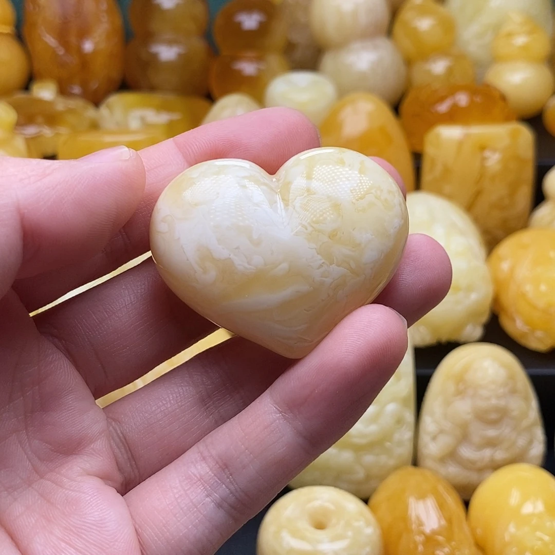 琥珀颈饰未镶嵌琥珀蜜蜡吊坠