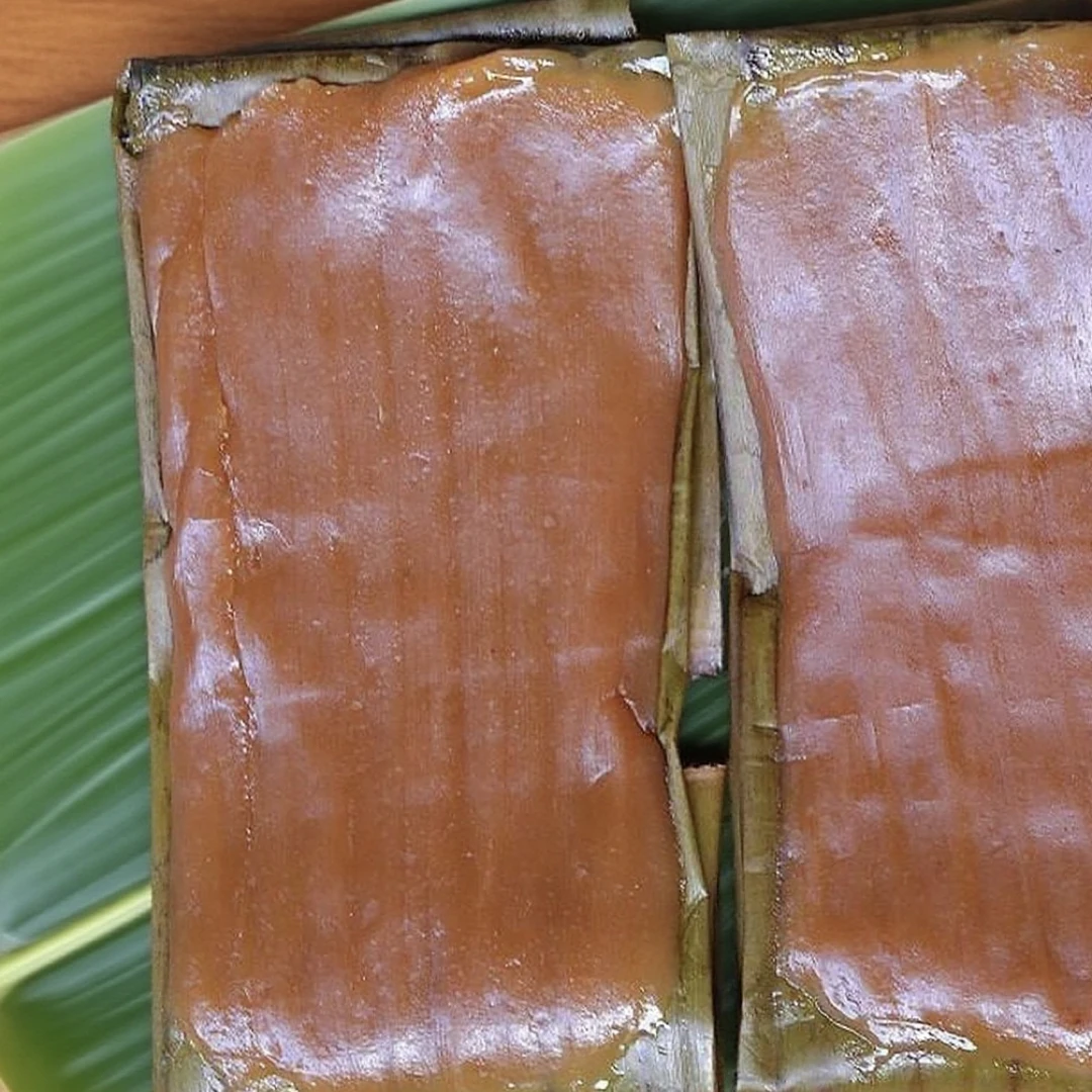 云南西双版纳特产泼水粑粑纯手工特色傣粑芭蕉叶粑粑