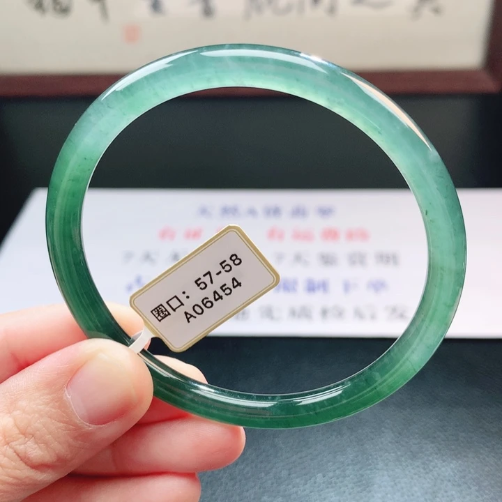 翡翠未镶嵌手镯翡翠手镯71