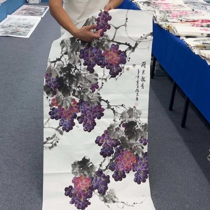 国画宣纸纯手绘字画