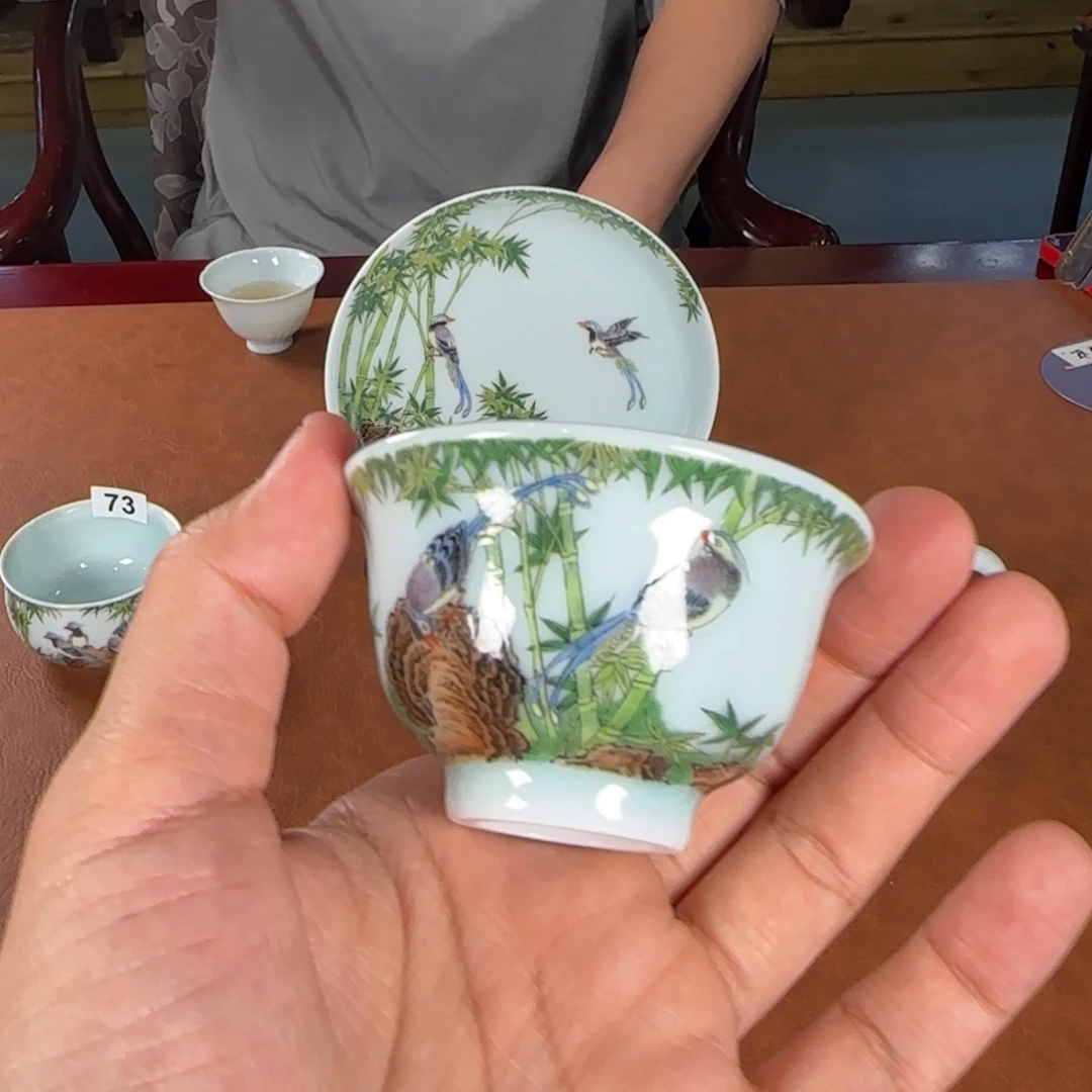 成窑精品青白瓷茶器