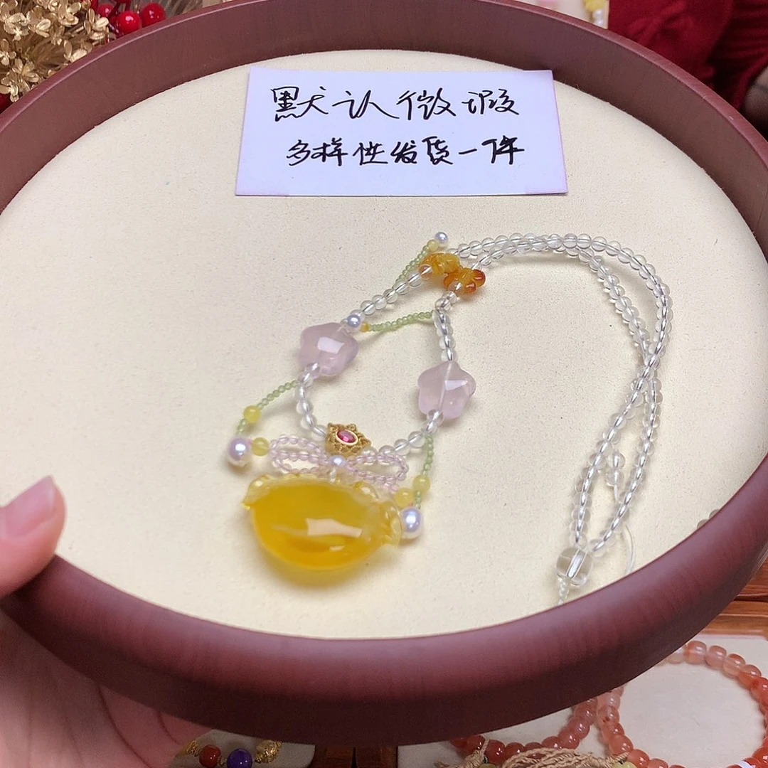 琥珀吊坠(不含链)未镶嵌