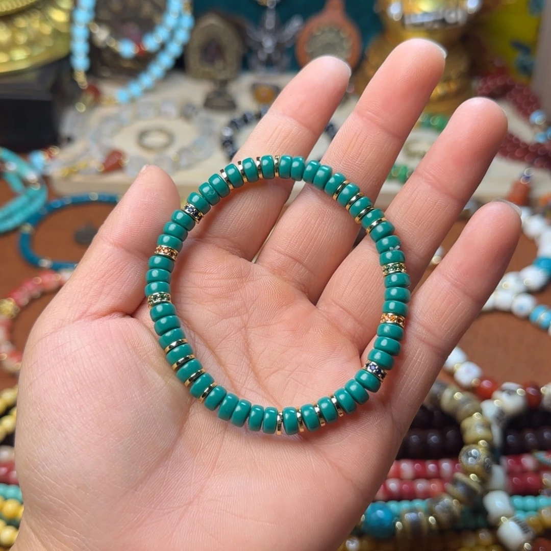 颈饰琉璃藏式念珠/藏式手串