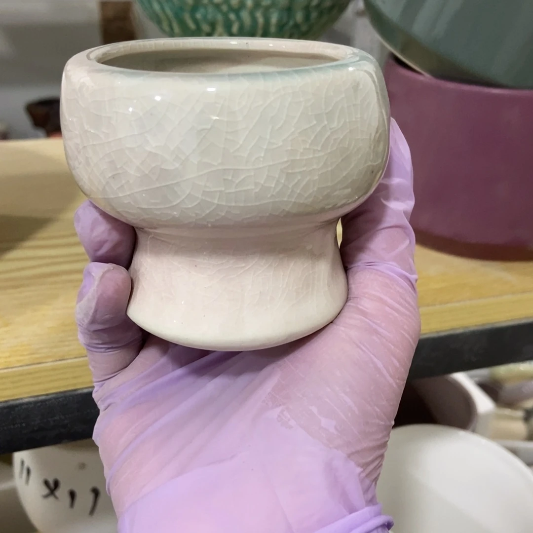 红陶高温陶瓷花盆