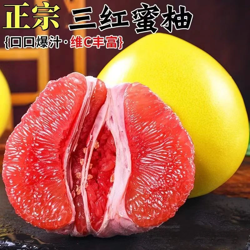 【甑选】正宗福建三红蜜柚老树果水分充盈