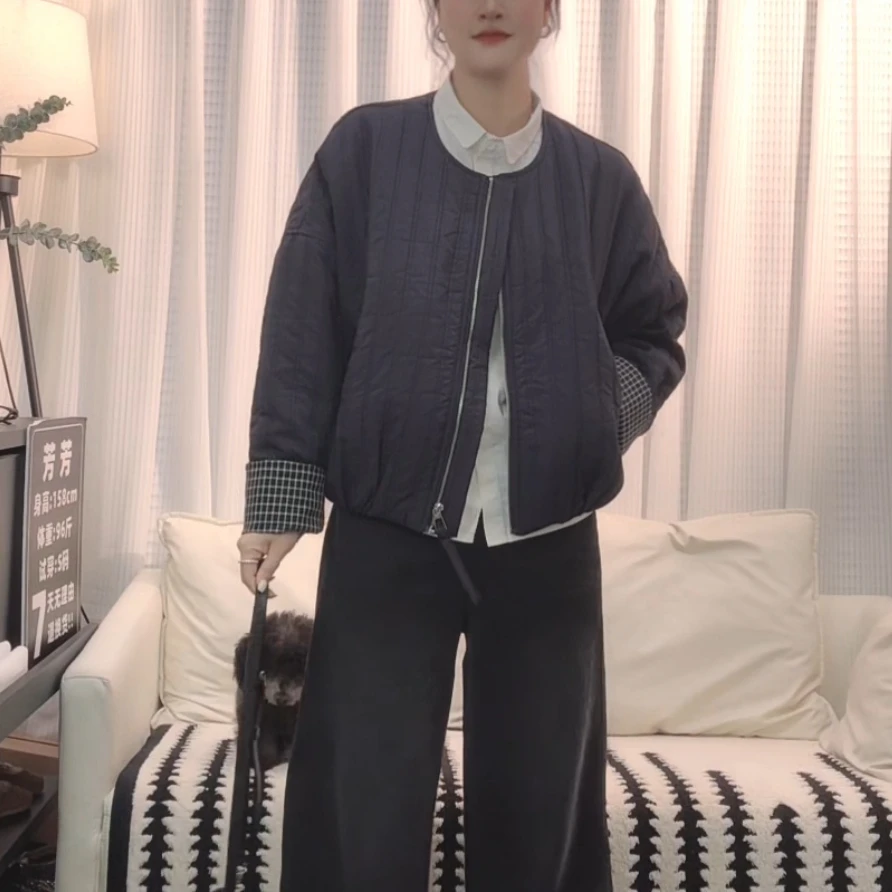 芳芳家【素巧格】早秋新款~韩版休闲长袖短外套！时尚百搭拉链短外套