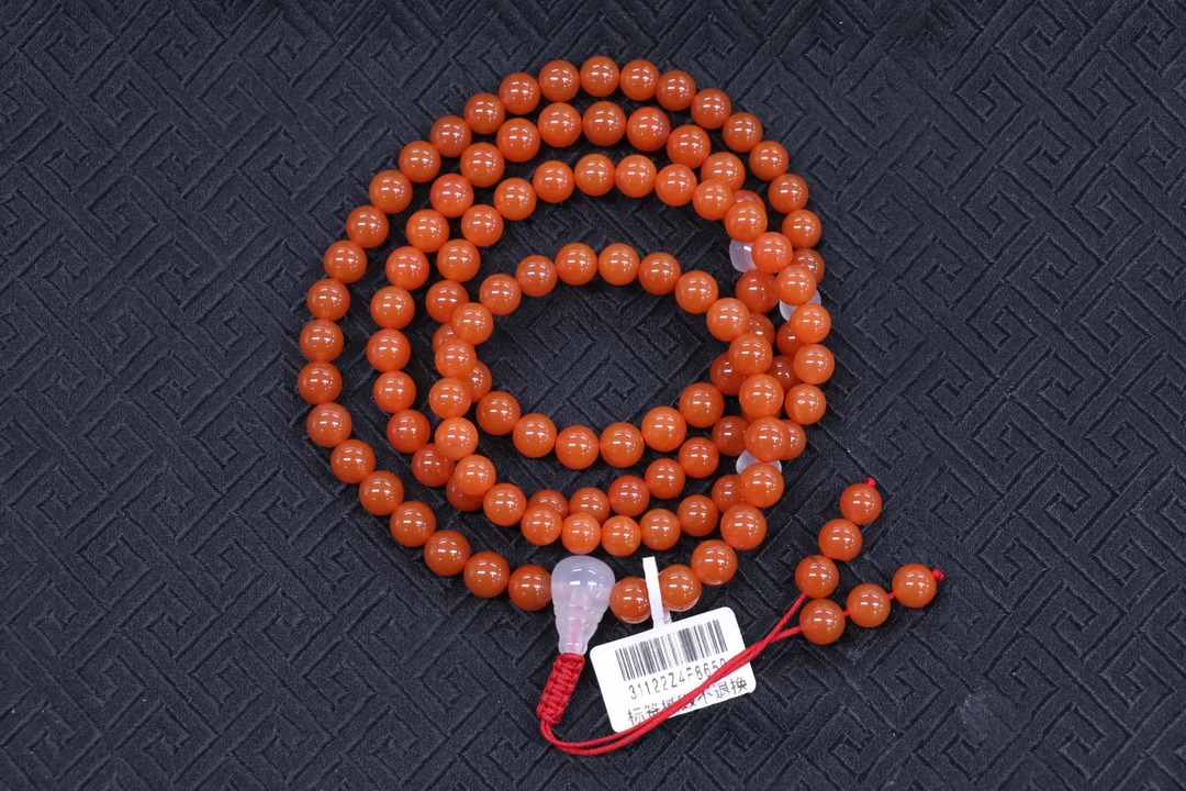 原矿无优化天然南红保山西山杨柳多圈7mm左右