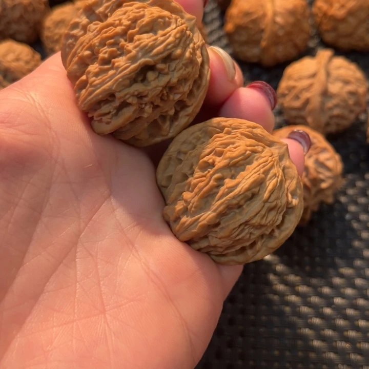 文玩核桃把件四座楼狮子头