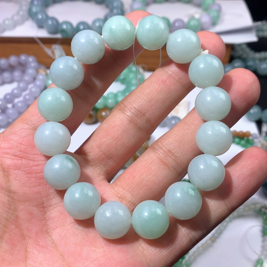 未镶嵌手链翡翠手串卡13.5