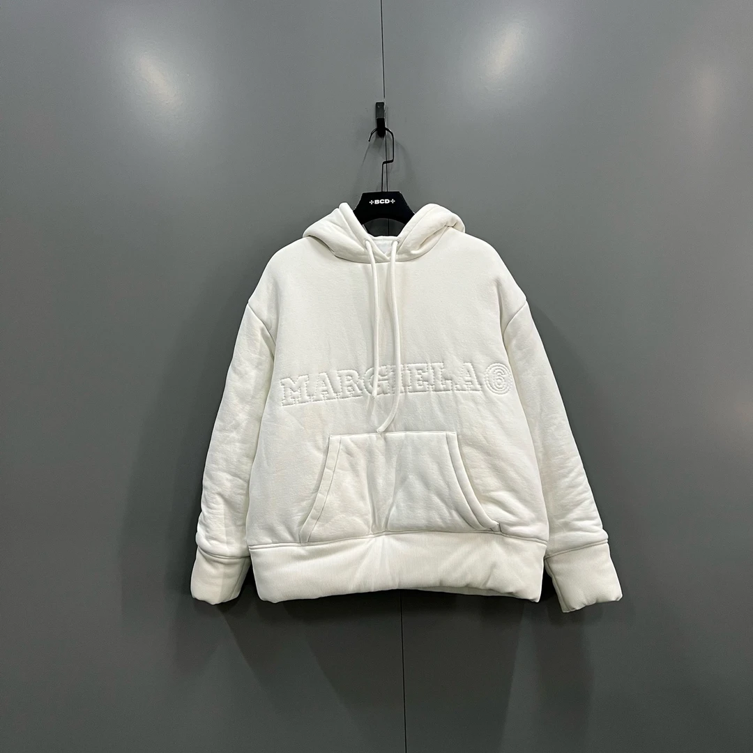 95新 maje bc Maison Margiela 马吉拉 压纹刺绣帽衫 XS 017824