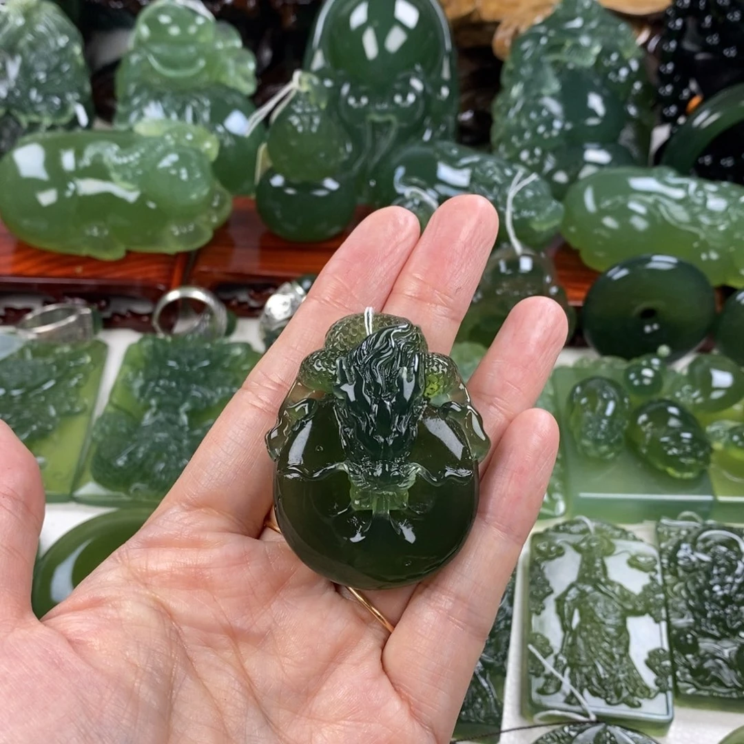 寻***）未镶嵌岫玉挂件挂件