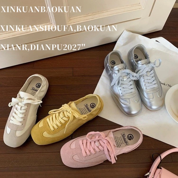 学院风厚底运动鞋德训鞋夏季鞋子网红胶粘休闲鞋时尚休闲鞋板鞋