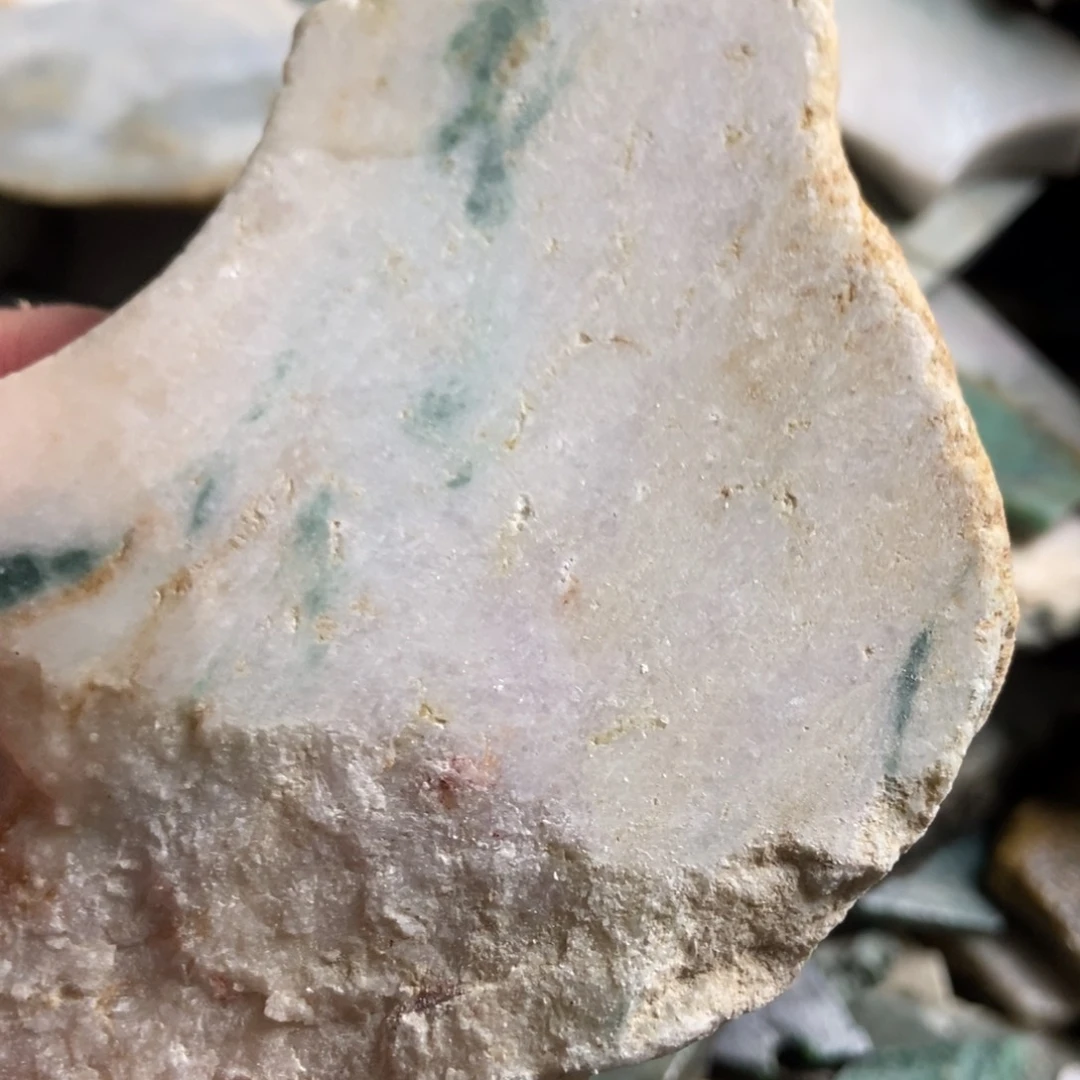 翡翠未镶嵌挂件天然你