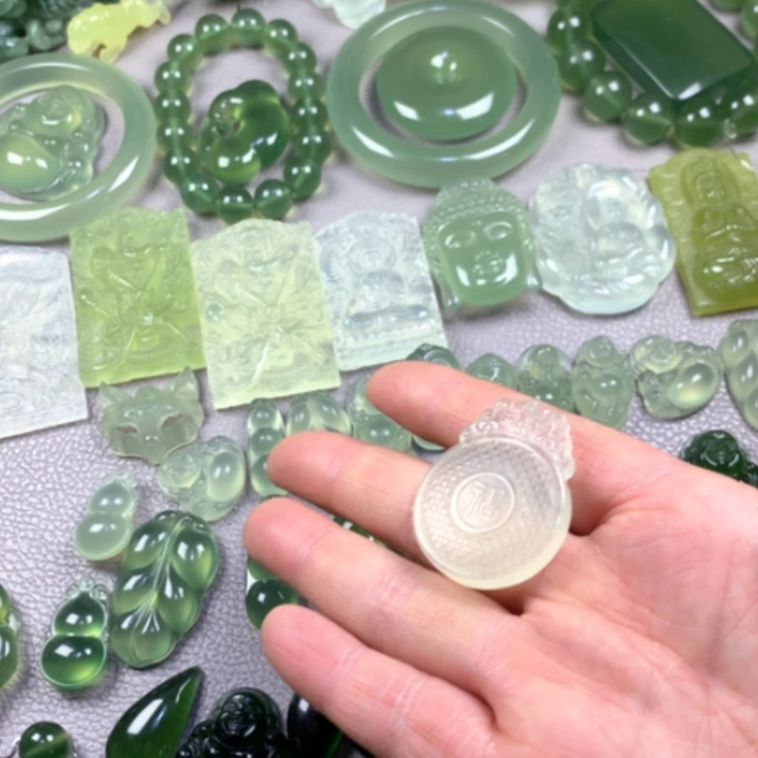 【闪购商品】蛇纹石玉岫玉未镶嵌