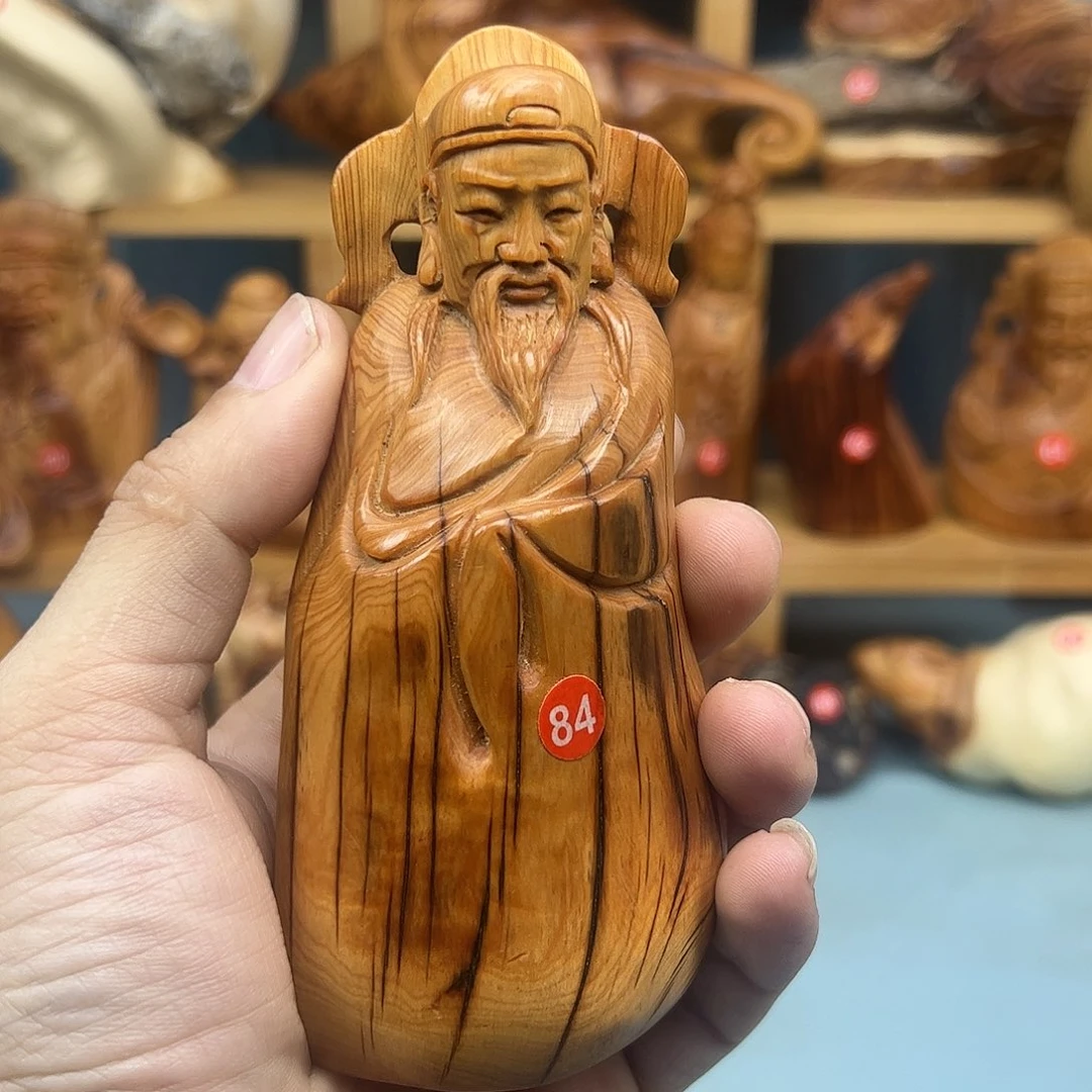 木柏木摆件手把件，