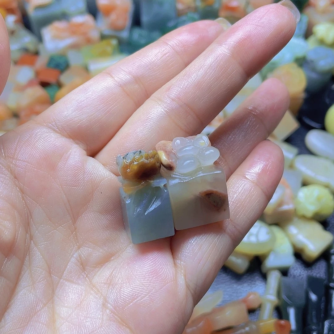 青田石印石纯手工