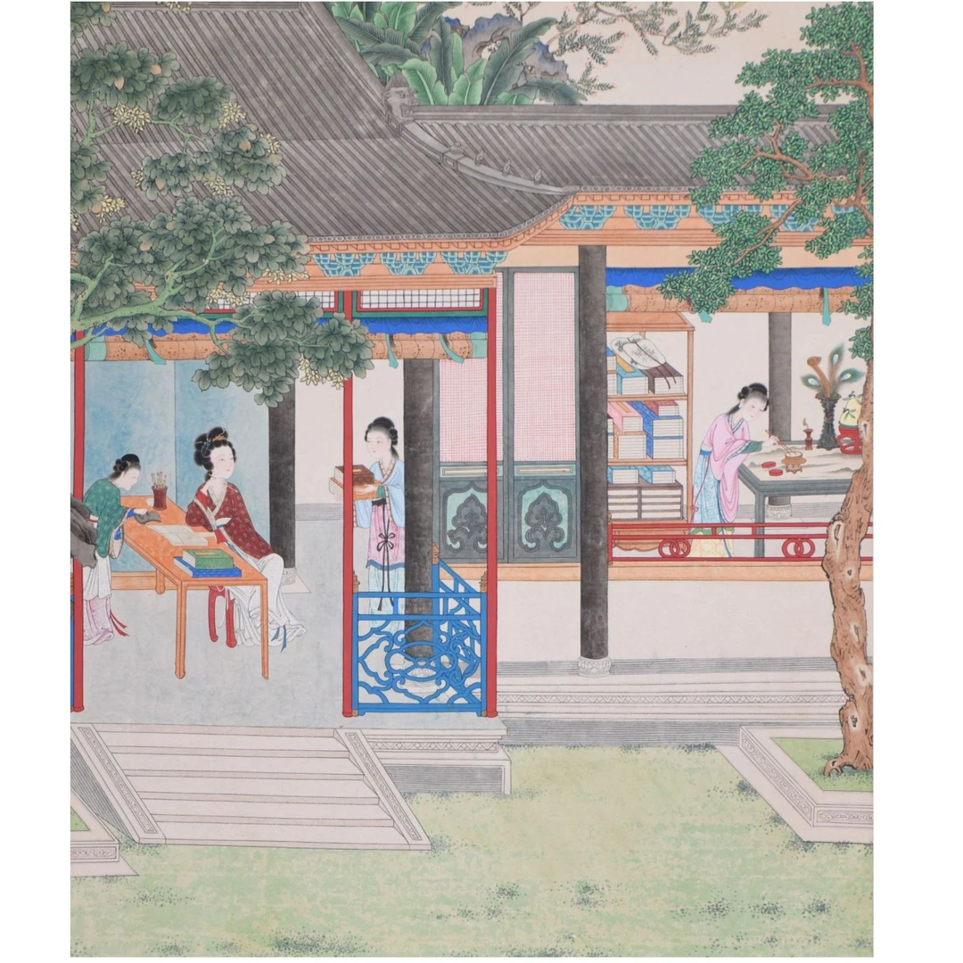 LOT.1627 《仕女》68*59cm 纸本设色立轴